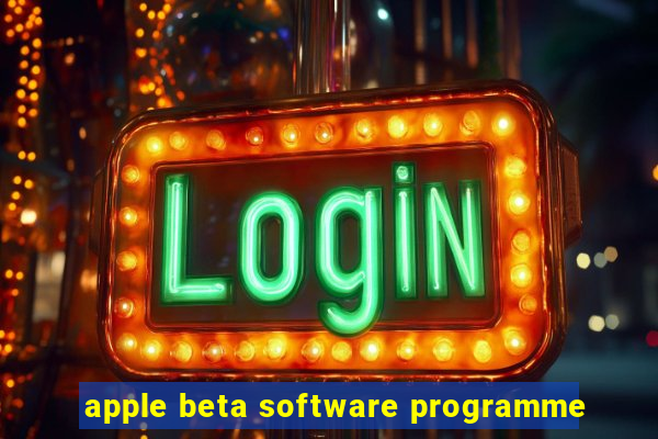 apple beta software programme